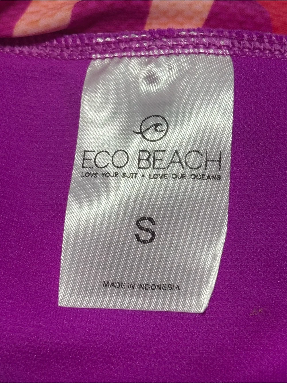 Women’s Eco Beach High Waisted Swim Bottoms Size Small NWT